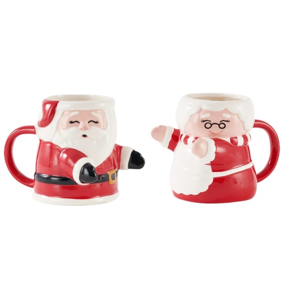 Mr & Mrs Claus Hugging Mug Set - Picture 2 of 4